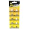 Exell Battery 10pk Exell Silver Oxide 1.55V Watch Battery Replaces SR736 392 EB-SR41 - alternate 1